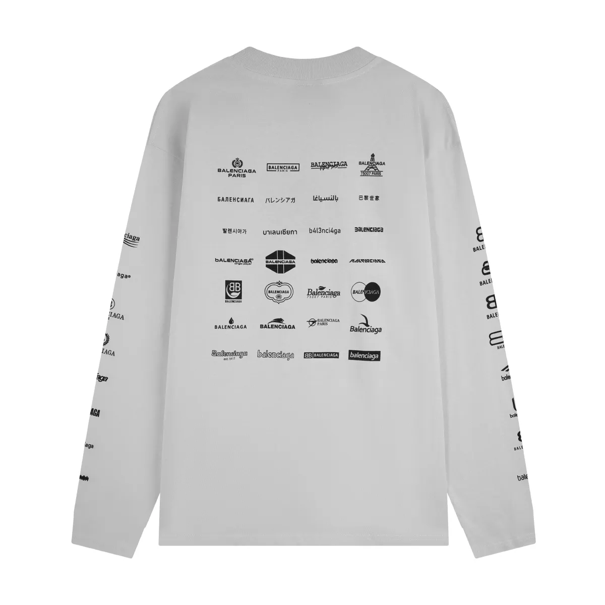 Balenciaga Classic LOGO T💰P110 32s 240g Authentic +Sizes ＋ Logo Size：Xs-L ：